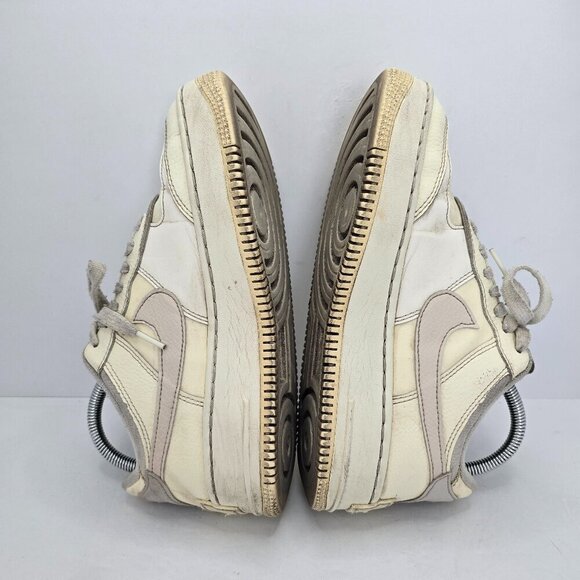 Nike | AF1's Shadow 'Coconut Milk' pale yellow leather sneakers | WMS 7.5 - Picture 7 of 9